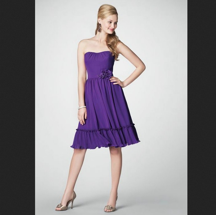 Purple Chiffon Ruched Strapless Backless Bridesmaid Dresses_1_1.jpg